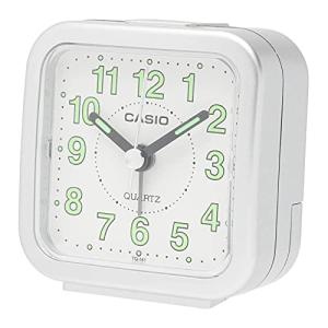 CASIO カシオ 置時計 クオーツ時計 シルバーメタリック