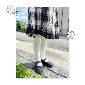 靴下 キッズ ハイソックス 白 子供 女の子 ...の詳細画像2