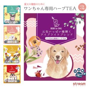 ハーブティー 犬用 犬の お茶 ギフト プレゼント ティーパック サプリ 犬好き 犬友 ちょっとした お礼 お返し 2包入 プチギフト 芯身美茶 ゆうパケット6点まで可｜stream-twin