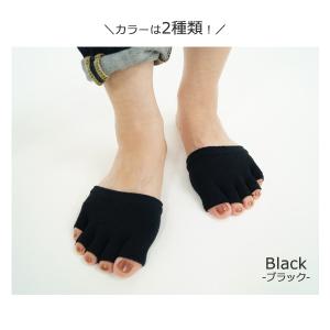 靴下 5本指 レディース シルク 絹 指なし ...の詳細画像2