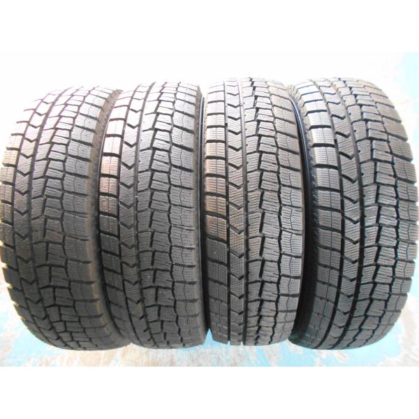 中古スタッドレス新品ホイールセット ダンロップ　WM02 185/70R14 4本 ノート/フリード...