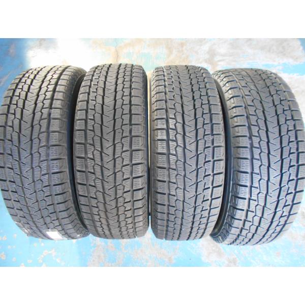 中古スタッドレス新品ホイールセット ヨコハマ G075 225/60R17 4本 フォレスター・アウ...