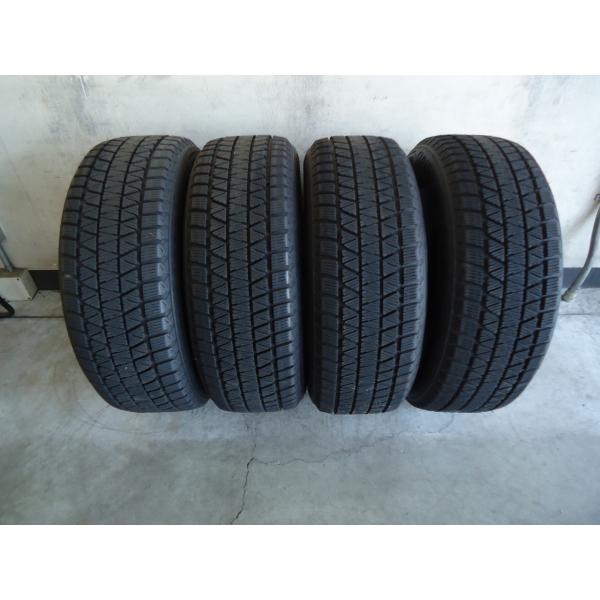 中古スタッドレス新品ホイールセット ブリヂストン DM-V3 235/60R18 4本 アウトランダ...