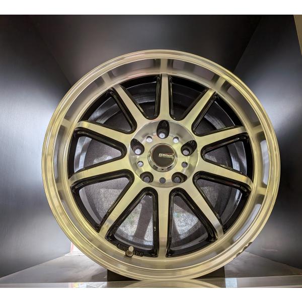 タイヤホイール4本セット ファイアーボールRR 225/50R17 ミレバー MA349 スカイライ...