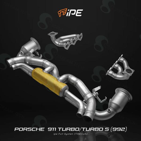 iPE パフォーマンスエキゾースト◆ポルシェ 992 Turbo / TurboS 用 新型ダブルエ...