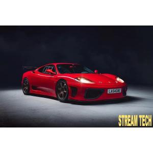 iPE イノテック Ferrari 360 モデナ スパイダー用 可変バルブ マフラー フルシステム ステンレス製 テールエンド フェラーリ Modena Spider｜streamtech