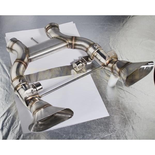 iPE イノテック McLaren MP4-12C用 可変バルブ マフラー ステンレス製 テールエン...