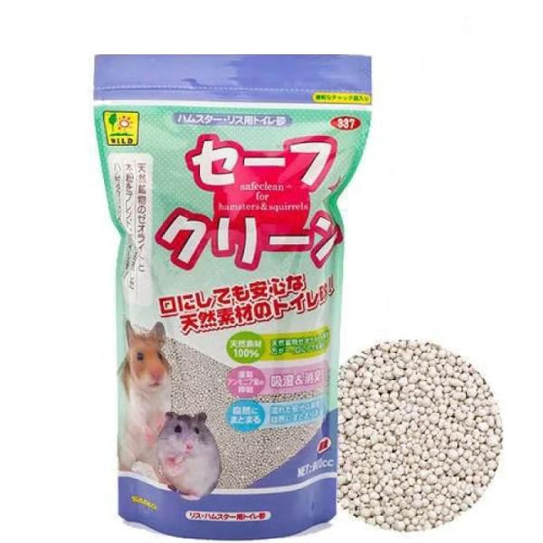 三晃商会　セーフクリーン　トイレ砂　ハムスター　リス　天然素材　吸湿　消臭　国産