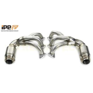 iPE イノテック PORSCHE 997 GT3用 エキマニ ステンレス製 ストレート スポーツ ...