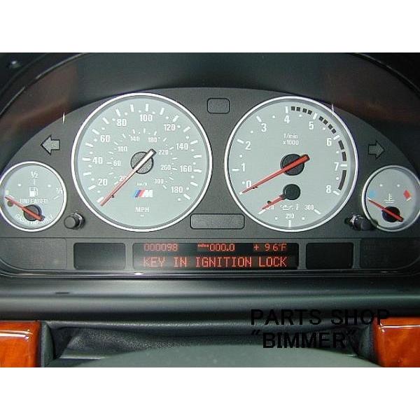 BMW E39 5シリーズ用 新型 クローム メーターリングセット