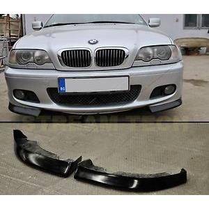 BMW E46 3シリーズ Mスポーツ Mテク バンパー専用 PU フロントスプリッター フロントス...