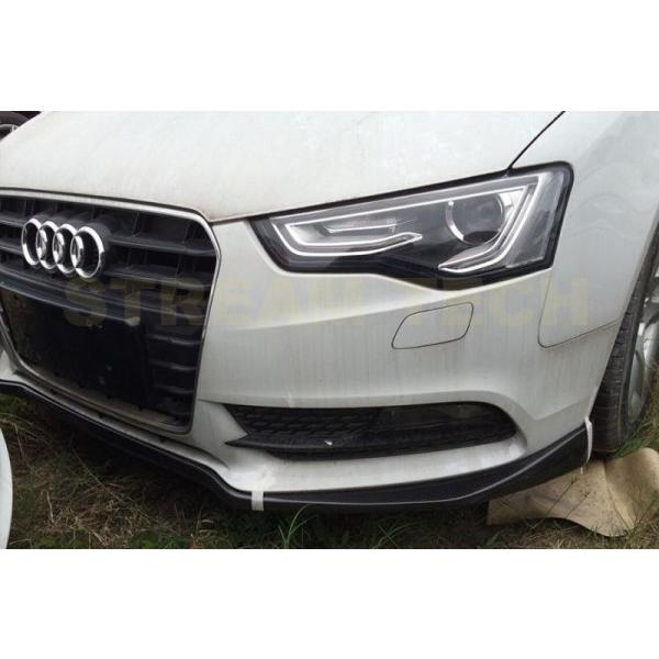 AUDI アウディ B8 8T A5 ノーマルモデル 後期用 カーボン フロントスポイラー フロント...