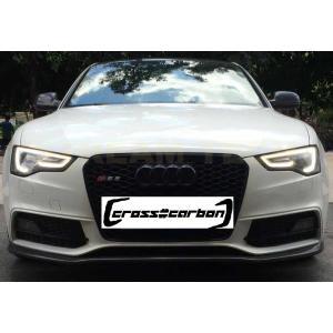 AUDI アウディ B8 8T A5 Sライン S5 後期用 カーボン フロントスポイラー リップス...