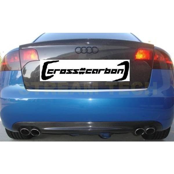 AUDI アウディ B7 A4 Sライン S4 セダン用 スポーツタイプ カーボン リアディフューザ...