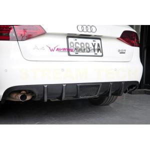 AUDI アウディ B8 A4 Sライン S4 前期用 DTMタイプ カーボン リアディフューザー ...