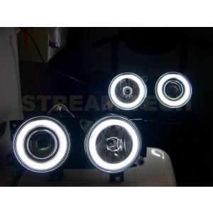 BMW E34 5シリーズ E32 7シリーズ 汎用 CCFL リングプロジェクター ヘッドライト ...