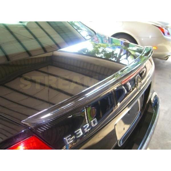 BENZ メルセデス ベンツ W211 Eクラス セダン用 AMGタイプ カーボン トランクスポイラ...