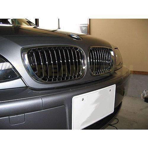 BMW E46 3シリーズ 後期 LCI セダン ワゴン用 クローム キドニーグリル センターグリル...