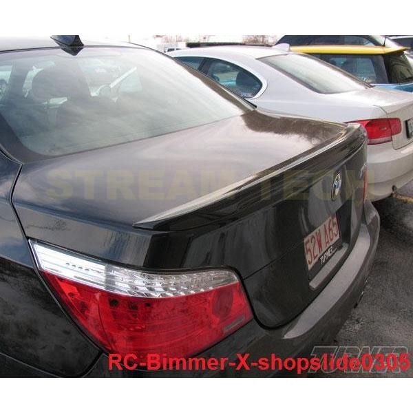 BMW E60 5シリーズ セダン用 Mタイプ カーボン トランクスポイラー リアスポイラー チンス...