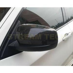 BMW E70 X5 E71 X6用 リアルカーボン ミラーカバー 貼り付け式 サイドミラーカバー ...