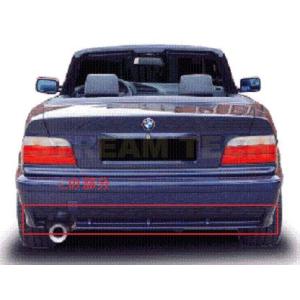 BMW E36 M3用 M3タイプ リアディフューザー ABS製 リアアンダースポイラー リアアンダーリップ リアアンダーカバー 316 318 320 323 325 328 M3 人気商品｜streamtech