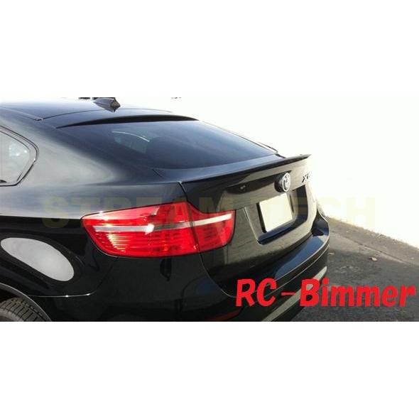 BMW E71 X6用 Mパフォーマンススタイル カーボン トランクスポイラー リアスポイラー チン...