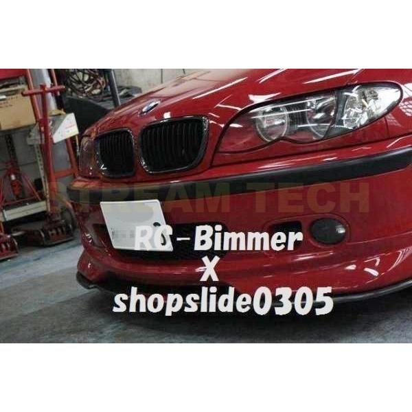 BMW E46 3シリーズ 後期 LCI セダン ワゴン用 リアルカーボン キドニーグリル センター...