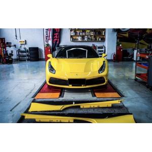 Ferrari フェラーリ 488 GTB用 ドライカーボン サイドステップ サイドスカート サイド...