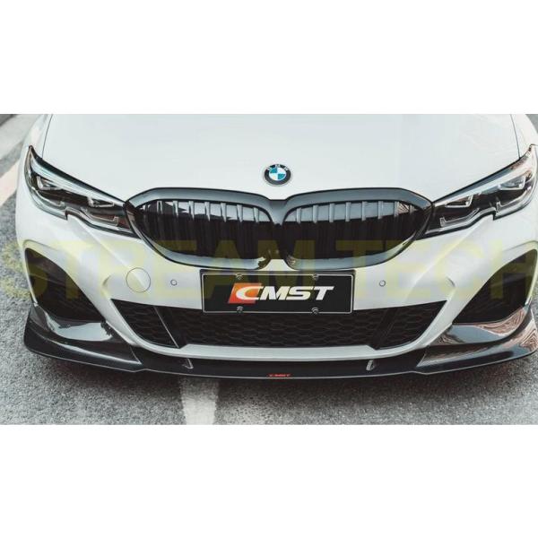 BMW G20 G21 3シリーズ Mスポーツ 前期用 カーボン フロントスポイラー 2種類有 綾織...