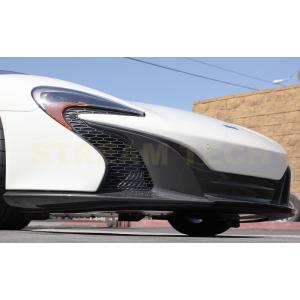 McLaren マクラーレン 650S用 純正仕様 ドライカーボン フロントスポイラー リップスポイ...