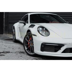 PORSCHE ポルシェ 992 カレラ用 GT2 RSタイプ ハーフカーボン フロントフェンダー ...