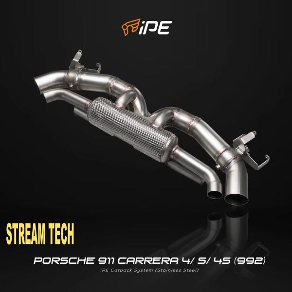 iPE イノテック PORSCHE 992 カレラ用 可変バルブ マフラー ステンレス製 ポルシェ ...