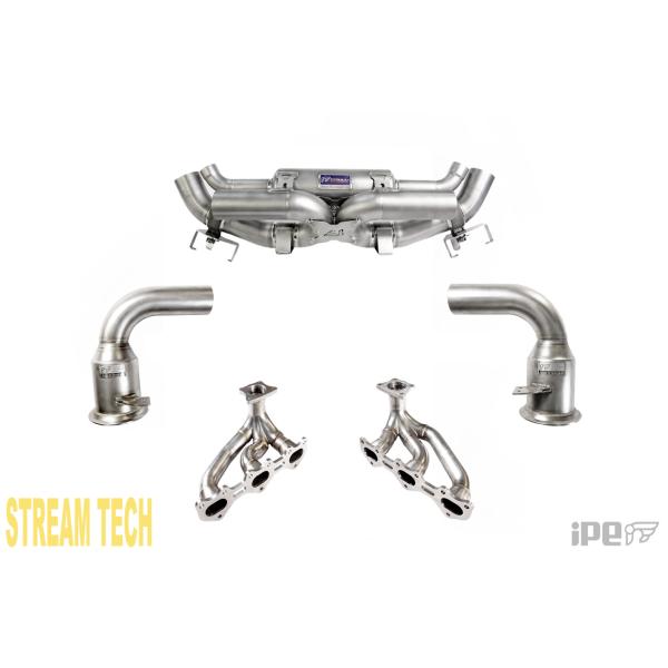 iPE イノテック PORSCHE 992 カレラ用 可変バルブ マフラー フルシステム チタン製 ...