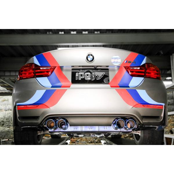 iPE イノテック BMW F80 M3 F82 F83 M4用 可変バルブ マフラー チタン製 テ...