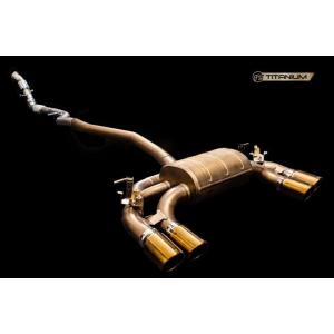 iPE イノテック BMW F87 M2用 可変バルブ マフラー フルシステム チタン製 チタンシル...