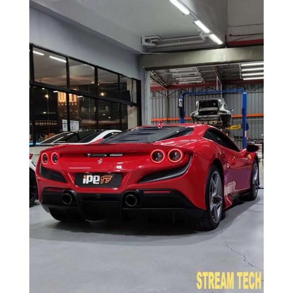 iPE イノテック Ferrari F8 トリブート用 可変バルブ マフラー フルシステム ステンレ...