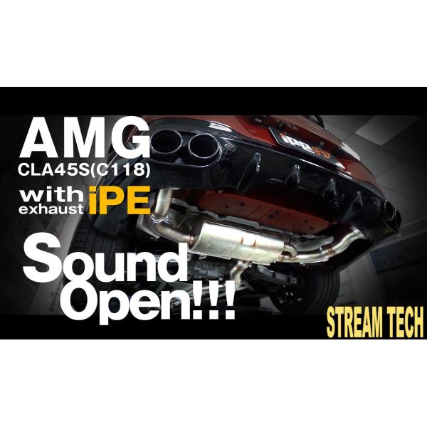 iPE イノテック BENZ C118 X118 CLA45 S AMG用 可変バルブ マフラー フ...