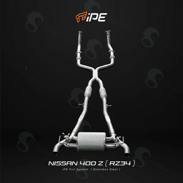 スーパーサウント◆iPE イノテック NISSAN Z400用 可変バルブ付 ステンレス製マフラーセ...