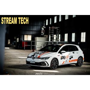 VW GOLF VI GTI COX ステンレスマフラー Black Tail Edition : エアロ