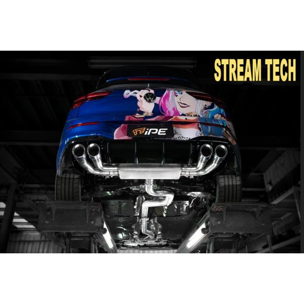 iPE イノテック Volkswagen ゴルフ8 R用 可変バルブ マフラー フルシステム ステン...