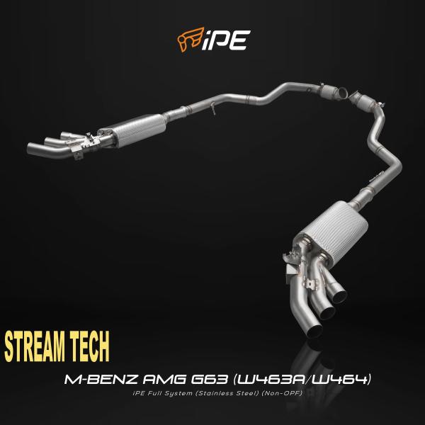 iPE イノテック BENZ W464 G63 AMG用 可変バルブ マフラー フルシステム ステン...