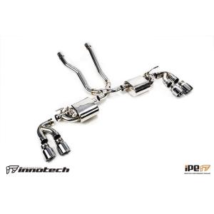 iPE イノテック PORSCHE 958 カイエン 4.8L ターボ用 可変バルブ マフラー ポル...