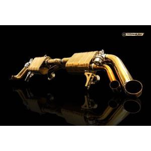 iPE イノテック AUDI 42BY 42CY R8 V10 可変バルブ マフラー チタン製 アウ...