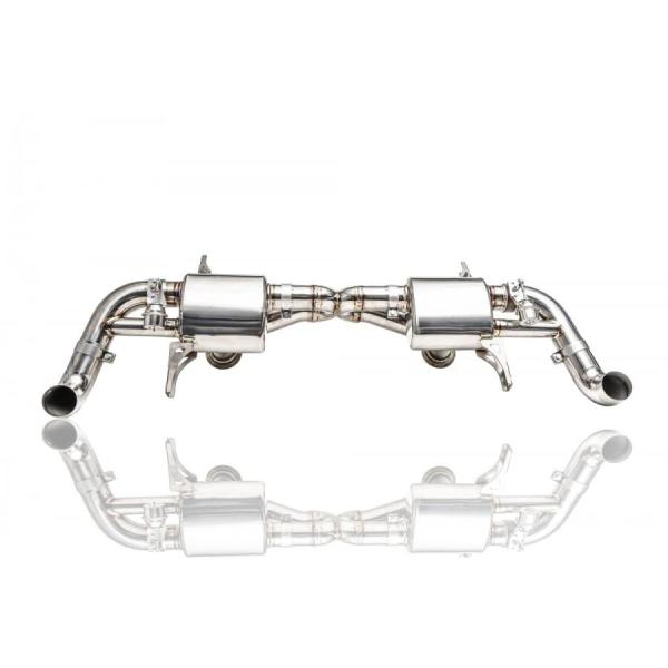 iPE イノテック AUDI R8 V8用 チタン製 可変バルブ マフラー アウディ