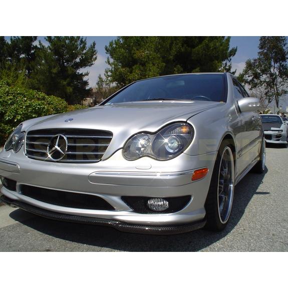 BENZ メルセデス ベンツ W203 Cクラス AMGバンパー用 AMGタイプ カーボン フロント...