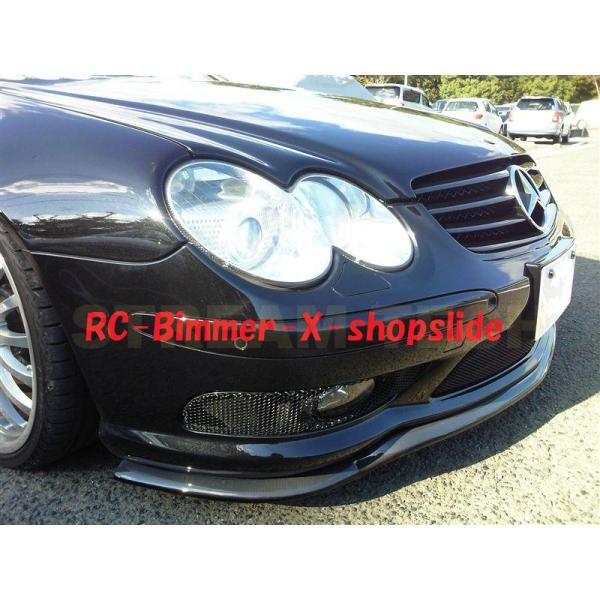 BENZ メルセデス ベンツ R230 SL55 AMG SL600用 カーボン フロントスポイラー...