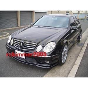 BENZ メルセデス ベンツ W211 Eクラス 後期用 メッキブラック センター