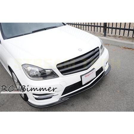 BENZ メルセデス ベンツ W204 Cクラス用 カーボン フロントグリル センターグリル ラジエ...