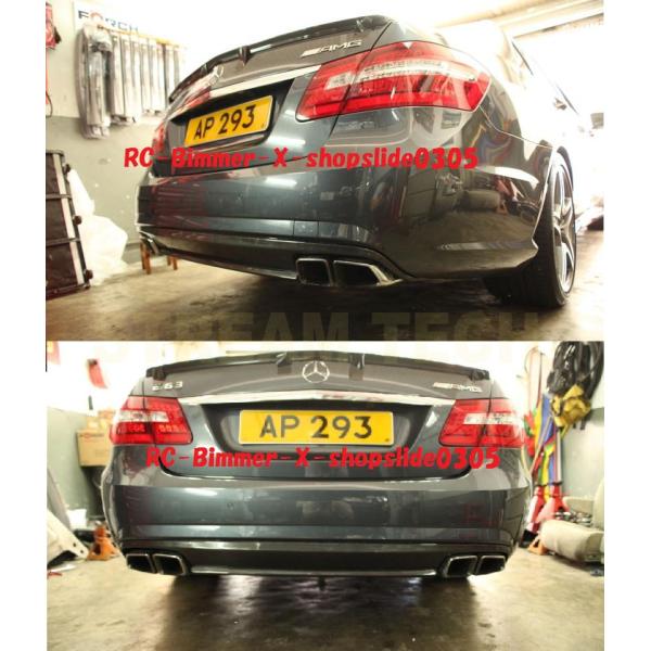 BENZ メルセデス ベンツ W212 E63 AMG 前期用 カーボン リアディフューザーパネル ...