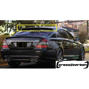 BENZ メルセデス ベンツ W221 Sクラス セダン用 Loタイプ ルーフスポイラー ABS製 ...